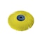Dedeco Sunburst Radial Bristle Discs 3 in Curved Tc 3-Ply Yellow 80 Grit A/O 1/Unit 1331 - alternate 1